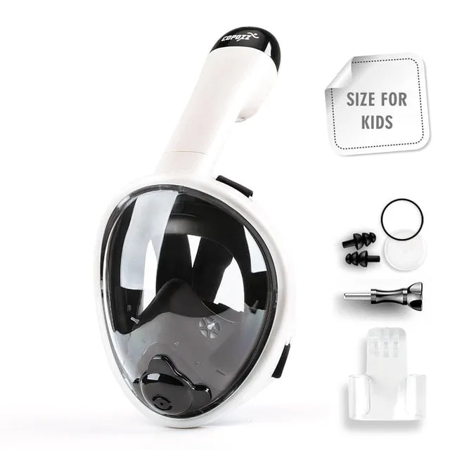 Anti Fog Snorkel Mask Breathing for Gopro Camera Men Women Full Face Mask Kid Children Adult