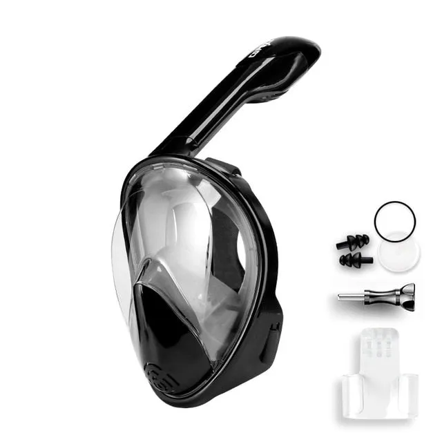 Anti Fog Snorkel Mask Breathing for Gopro Camera Men Women Full Face Mask Kid Children Adult