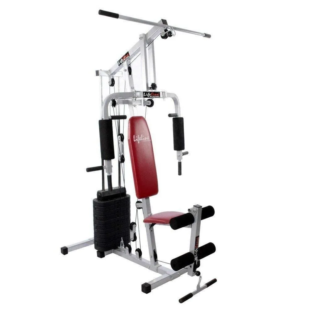 Lifeline Home Gym Setup 002 For Workout At Home Bundles With Resistance Band and Full Round Foam Roller || Available on EMI