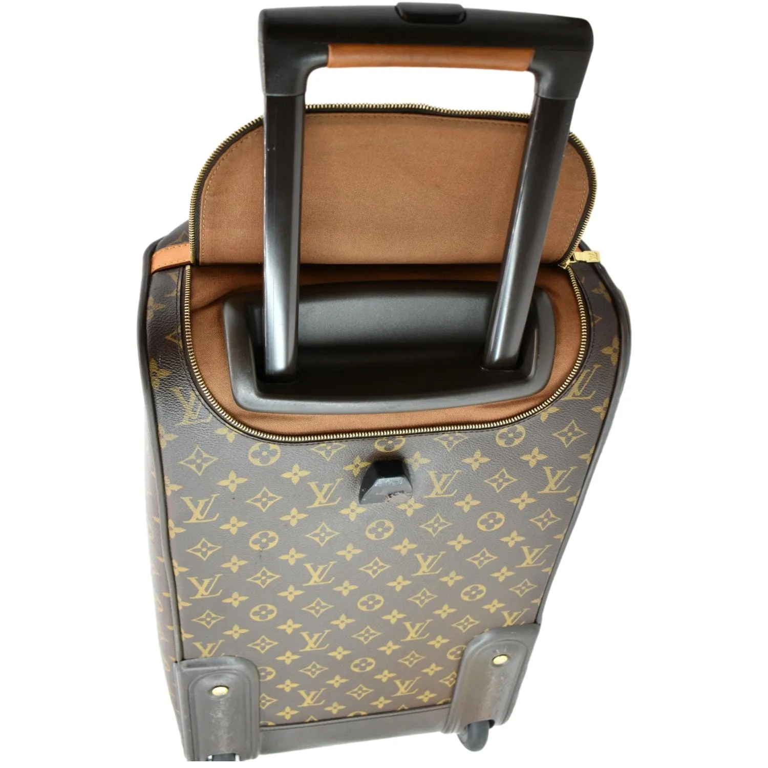 LOUIS VUITTON Eole 50 Monogram Canvas  Rolling Luggage Bag Brown