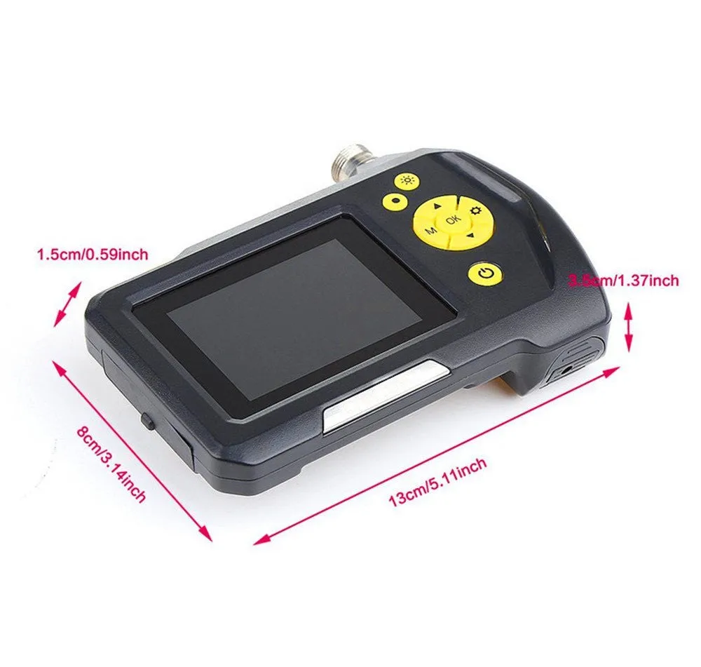 PD_1 Kibeland 8.2mm Digital Waterproof Handheld Endoscope Digital Inspection Camera System 2.7 inch Screen Monitor and 1 Meter Cable