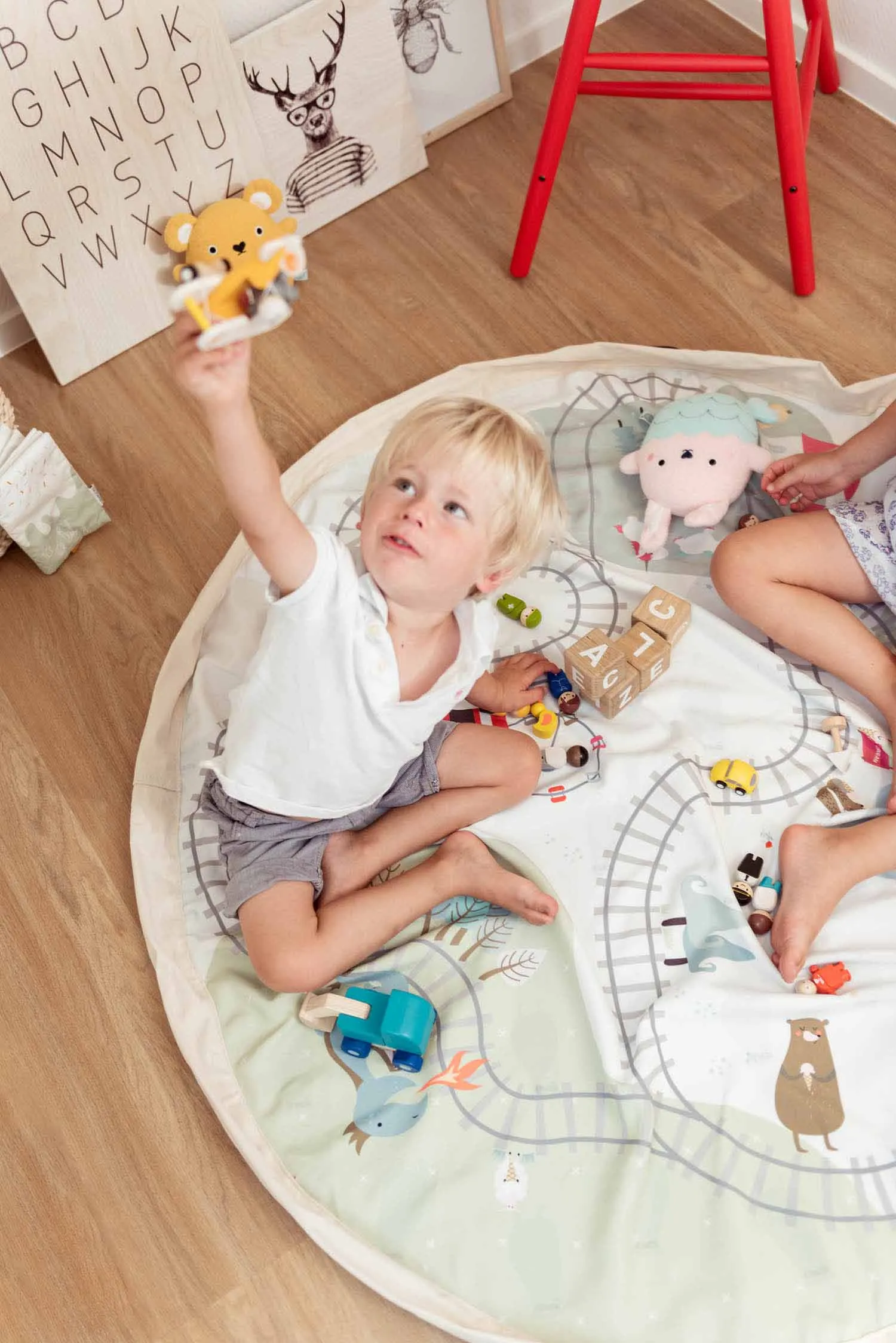 Play&Go Trainmap/bears toy storage bag (Min of 1, multiples of 1)